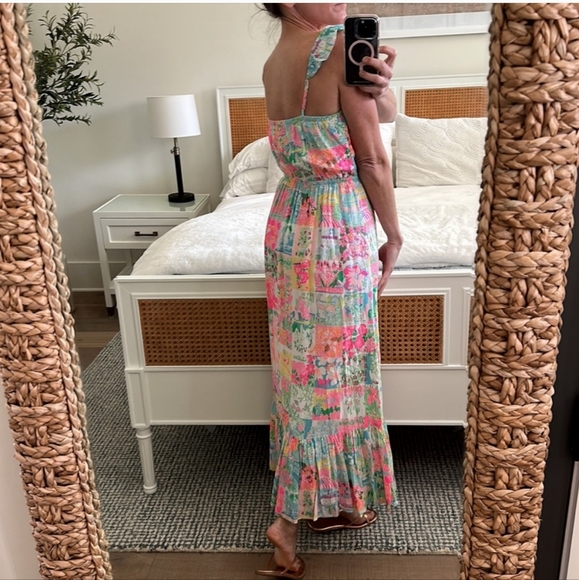 Lily Pulitzer Crista Midi State Of Mind Dress - Picture 3 of 12